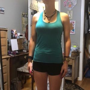 Teal tank top